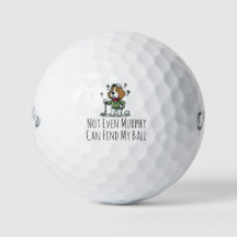 Gepersonaliseerde golfbal - zelfs mijn hond kan ni