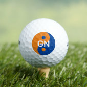 Gepersonaliseerde golfballen met aangepaste Yin Ya (Insitu Shirt)