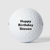Gepersonaliseerde golfballen met naam, aangepaste  (Voorkant)
