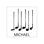 Gepersonaliseerde golfclubs 	rubberstempel (Afrduk)