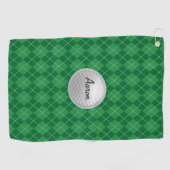 Gepersonaliseerde Golfer Golf Handdoek Gift (Horizontaal)