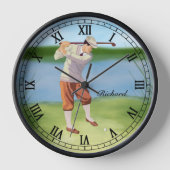 Gepersonaliseerde  Golfer van de Riverbank (Voorkant)