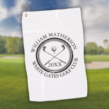 Gepersonaliseerde Golfer's Naam Club Naam en Datum
