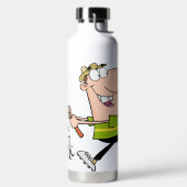 Gepersonaliseerde golfers waterfles (Links)