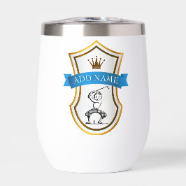 Gepersonaliseerde Golfer's Wine Tumbler
