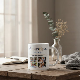 Gepersonaliseerde Google-zoekopdracht Beste opa oo Koffiemok