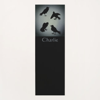  gepersonaliseerde Gothic Creepy Ravens Yogamat