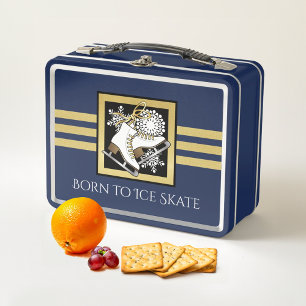 Gepersonaliseerde Gouden Glitter Ice Schaats