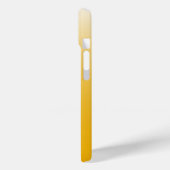Gepersonaliseerde gradiënt ombre geel Case-Mate iPhone case (Achterkant / Links)