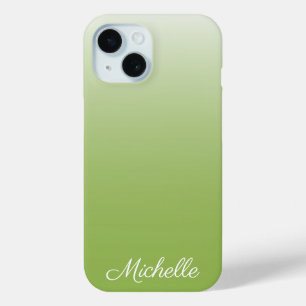 Gepersonaliseerde gradiënt ombre greenery green