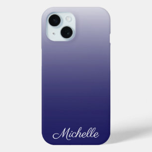 Gepersonaliseerde gradiënt ombre navy blue