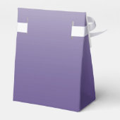 Gepersonaliseerde gradiënt ombre Ultra Violet Bedankdoosjes (Achterkant)