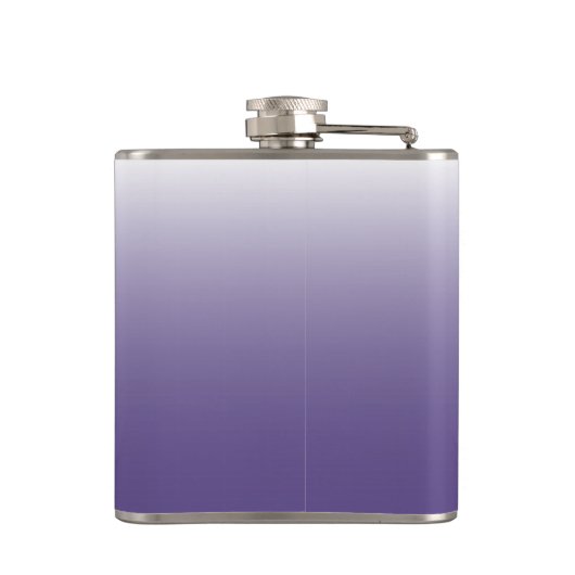Gepersonaliseerde gradiënt ombre Ultra Violet Heupfles (Achterkant)