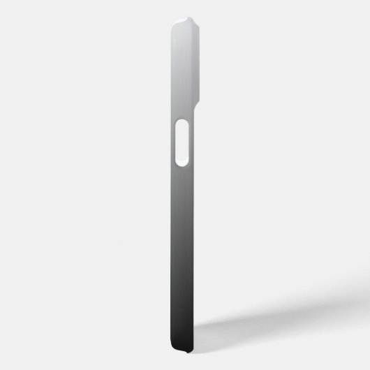 Gepersonaliseerde gradiënt ombre zwart tinten van  Case-Mate iPhone case (Achterkant / Rechts)