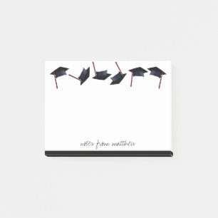 Gepersonaliseerde Graduation Caps Gone Wild B&W Post-it® Notes