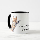 Gepersonaliseerde Grappige Giraffe Lover's Mok (Voorkant links)