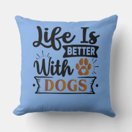 Gepersonaliseerde Grappige Hond Quote Design Kussen
