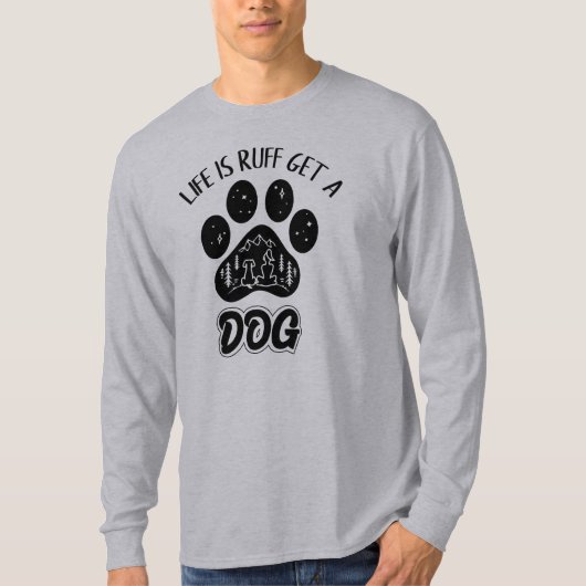Gepersonaliseerde grappige honden citaten ontwerpe t-shirt (Voorkant)