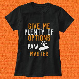 Gepersonaliseerde Grappige Kat Pet Quote Schattige T-shirt