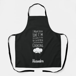 Gepersonaliseerde Grappige Kook Cadeaus Humor Moed Schort