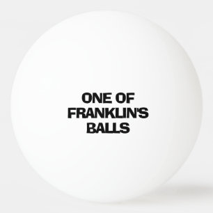 Gepersonaliseerde grappige naam pingpongballen