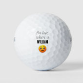 Gepersonaliseerde grappige verloren golfballen (Voorkant)