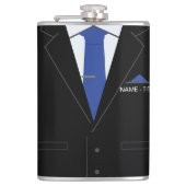 Gepersonaliseerde grappige zakelijke fles met aang heupfles (Voorkant)