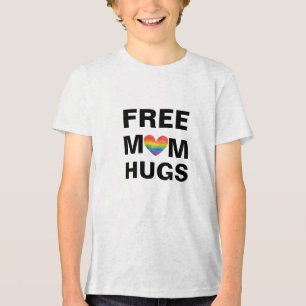 Gepersonaliseerde Gratis Mama Knuffels Sjabloon Tri-Blend Shirt