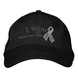 Gepersonaliseerde Grey Hope Ribbon Awareness Jouw  Pet