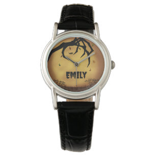 Gepersonaliseerde griezelige hand Emo Horloge