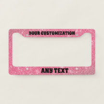 Gepersonaliseerde Grijze en Roze Glitterachtergron