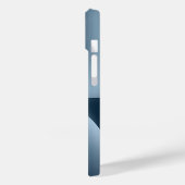 Gepersonaliseerde grijze radiale textuur iphone 15 Case-Mate iPhone case (Achterkant / Links)