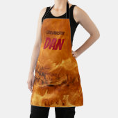 Gepersonaliseerde Grill Master BBQ Schort Papa Gif (Insitu)