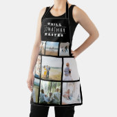 Gepersonaliseerde grill Master Name Photo Collage  Schort (Insitu)