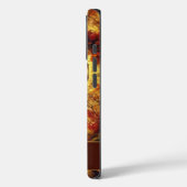 Gepersonaliseerde grillige gouden herfstbos Case-Mate iPhone case (Achterkant / Links)