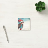 Gepersonaliseerde grillige kerst post-it® notes (Kantoor)