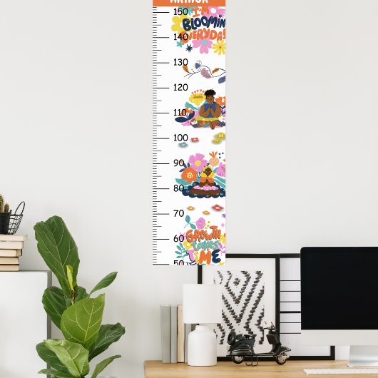 Gepersonaliseerde groei vergt tijd groei grafiek poster (Thuiskantoor)