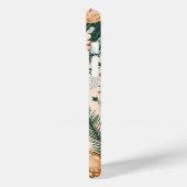 Gepersonaliseerde Groen Goud Kerst Monogram Case-Mate iPhone Case (Achterkant / Links)