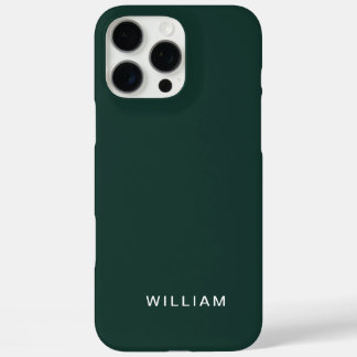 Gepersonaliseerde Groene Kleur iPhone Case met Cus