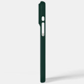 Gepersonaliseerde Groene Kleur iPhone Case met Cus (Achterkant / Links)