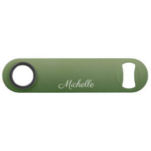 Gepersonaliseerde groene ombre speed flessenopener