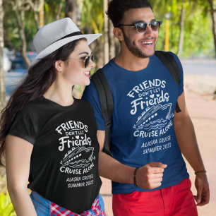 Gepersonaliseerde groep Friends Trip Cruising T-shirt