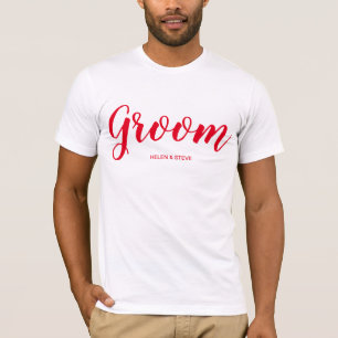 Gepersonaliseerde Groom T-Shirt
