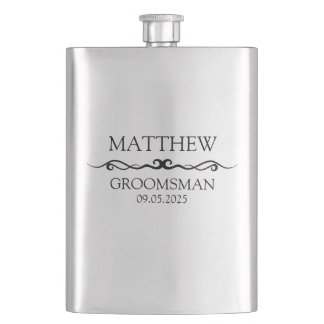 GEPERSONALISEERDE GROOMSMAN GIFT FLACON