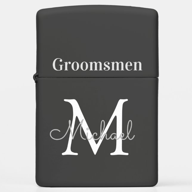 gepersonaliseerde groomsmannen, aangepast (Voorkant)