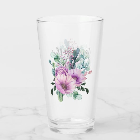 Gepersonaliseerde grootmoeder van de begroting van glas (Achterkant)