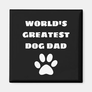 Gepersonaliseerde Grootste Hond Papa Aangepaste Te Magneet
