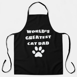 Gepersonaliseerde Grootste Kattenpapa van de Werel Schort