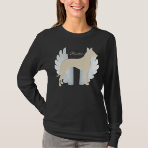 Gepersonaliseerde Grote Deen met de achtergrond va T-shirt
