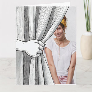 Gepersonaliseerde grote fotokaart kaart